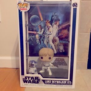 Funko Pop! Movie Poster: Star War - A New Hope Luke Skywalker with R2-D2